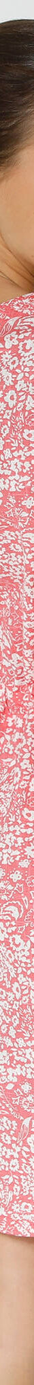 Robe imprimée boutonnée épaules (bois de rose / écru) Robe imprimée boutonnée épaules (bois de rose / écru)